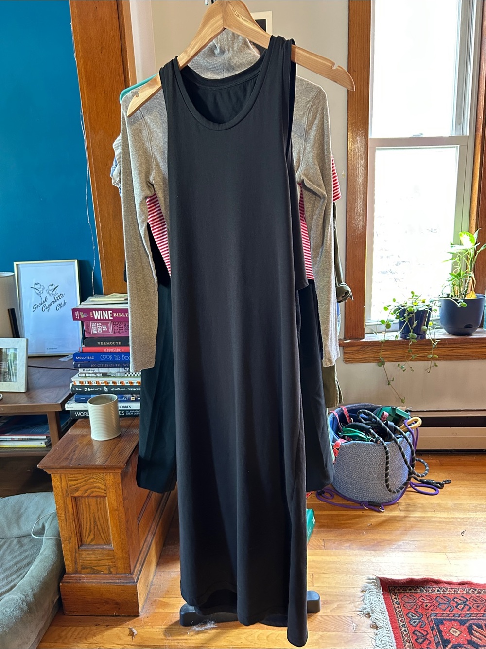 Classic Black Sleeveless Maxi Dress